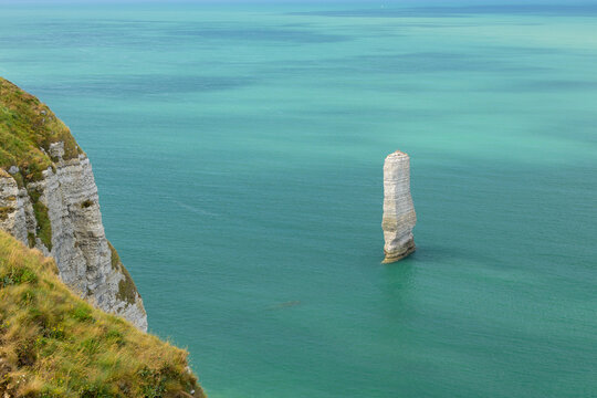 The rock Aiguille de Belval in northern France