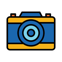 App Camera Mobile Filled Outline Icon
