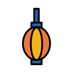 Blower Air Cleaner Filled Outline Icon