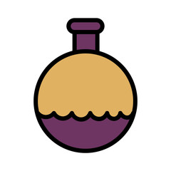 Bottle Brandy Drink Filled Outline Icon
