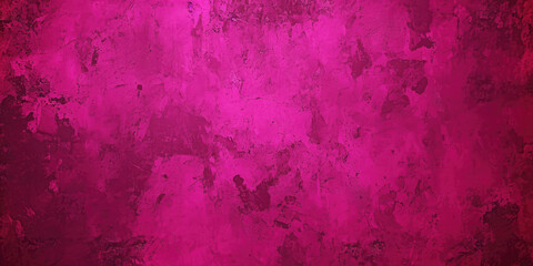 magenta Grunge wall texture rough background dark concrete floor, old grunge background.  purple Abstract Background. Painted pink bright Color Stucco Wall Texture With Copy Space