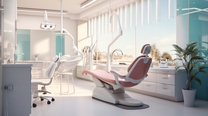 Dental care 3d rendering 3d dental care