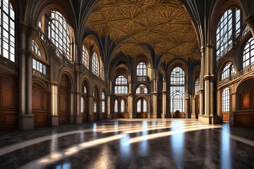 Obraz premium interior of the cathedral of the holy sepulchre