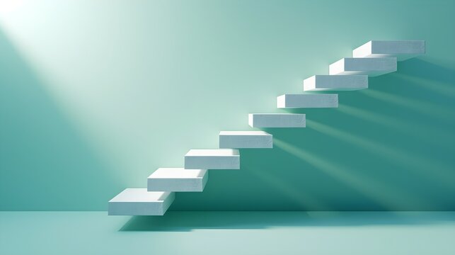 Stufen ins Unbekannte: Das Geheimnis abstrakter Treppen