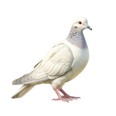 Fototapeta premium white pigeon isolated