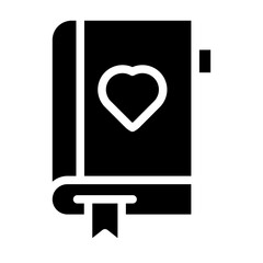 valentine glyph icon