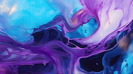 Cosmic Swirls: A Dance of Purple Hues Background