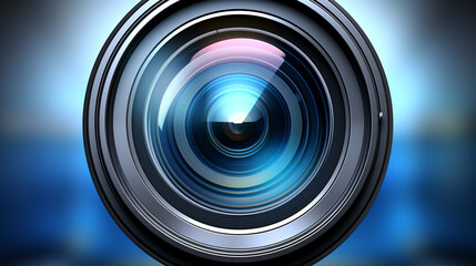 close up of a lens HD 8K wallpaper Stock Photographic Image 