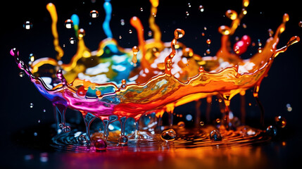 fire and water HD 8K wallpaper Stock Photographic Image 