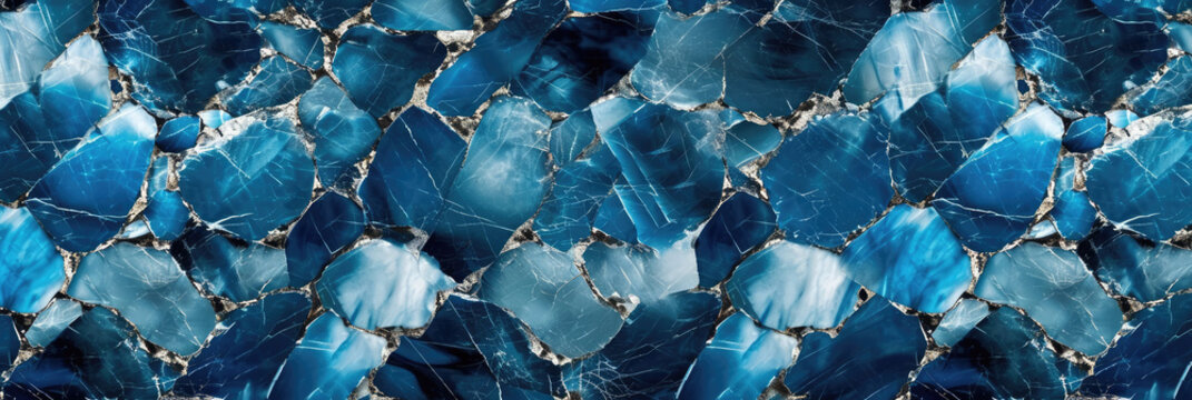 Abstract blue white marble stone texture background .Marble granite blue background wall surface white pattern.blue stone with visible cracks. Ideal for backgrounds, nature-themed designs, and concept