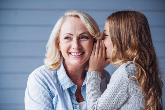 Granny and granddaughter