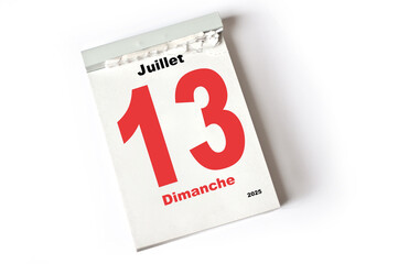  13  Juillet 2025