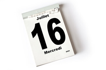 16   Juillet 2025