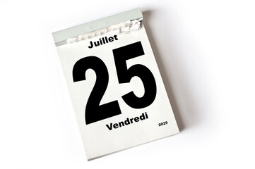  25  Juillet 2025