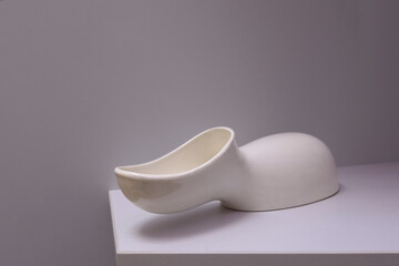 Ceramic urinal bowl made in 19 century in France