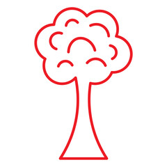 tree red icon