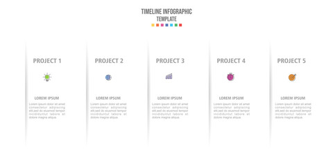 Vector Infographic label design template with icons and 6 options or steps. Can be used for process diagram  presentations  info graph.