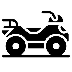  Atv, Motorcycle, Motorbike, sports, vehicle, transportation Flat Icon