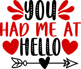 Valentine’s Day text phrase design on plain white transparent isolated background for shirt, hoodie, sweatshirt, apparel, card, tag, mug, icon, poster or badge