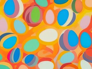 abstract background with eggs