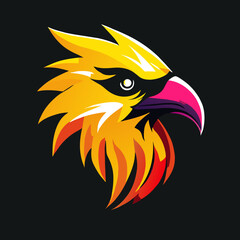 Fototapeta premium Bird Head Logo unique Creative Design