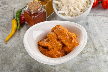 Indian cuisine - chicken butter masala