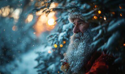 Portrait vom Weihnachtsmann