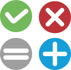 Obraz premium yes and no buttons