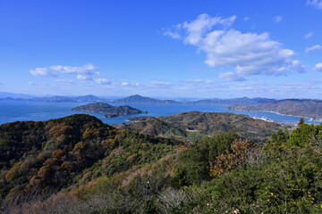 亀老山展望公園からの瀬戸内海の眺望／愛媛県今治市