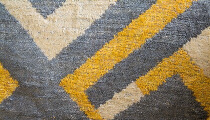 Yellow and grey Color Carpet Texture Top Wiev