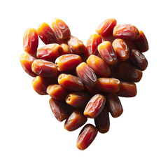 Dates isolated transparent background Ai generative