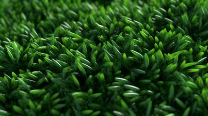 A green artificial grass is shown in this close up (1) Ai Generative