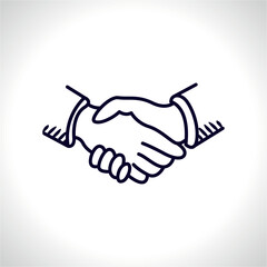 deal hand shake illustration