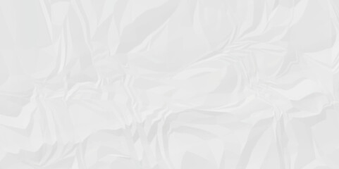 Abstract White wave paper crumpled texture. white fabric textured crumpled white paper background. panorama white paper texture background, crumpled pattern texture background.