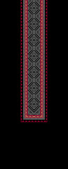 Tatreez pattern design with Palestinian traditional embroidery motif. Tatreez, decorative Palestinian embroidery symbol.