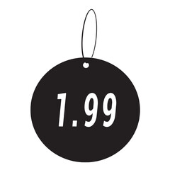 Price Tag displaying value of 1.99