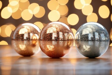 Reflective Christmas Balls - Generative AI