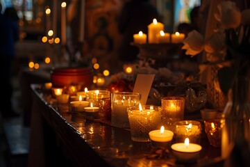 Candlelit Prayers: A Sacred Tradition in Church
