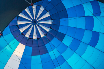 Blue air balloon background