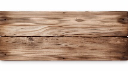 Abstract  wood texture backdrop showcasing the natural wooden grain. Isolated old plank with a rustic charm, on white background.