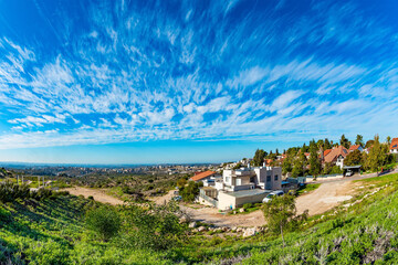 Magnificent sky over Samaria