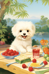 bow wow, puppy, Generative AI