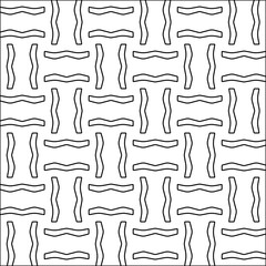 Abstract shapes.Abstract patterns from lines.White wallpaper. Vector graphics for design, textile, decoration, cover, wallpaper, web background, wrapping paper, fabric, packaging.Repeating pattern.