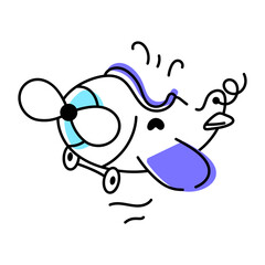 Aviation Doodle Icon