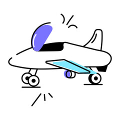 Aviation Doodle Icon