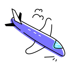 Aviation Doodle Icon
