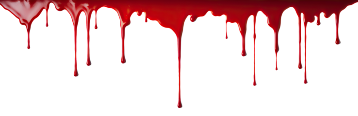 Blood dripping cut out