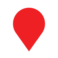 map pin vector logo template, locator icon