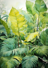Canvas Nature's Beauty: Dive into the World of Tropical Brushstrokes