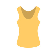 Women's sleevless dress icon.  Fashion editable stroke. Vector Illustration